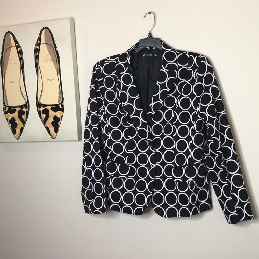 Black and White Suit